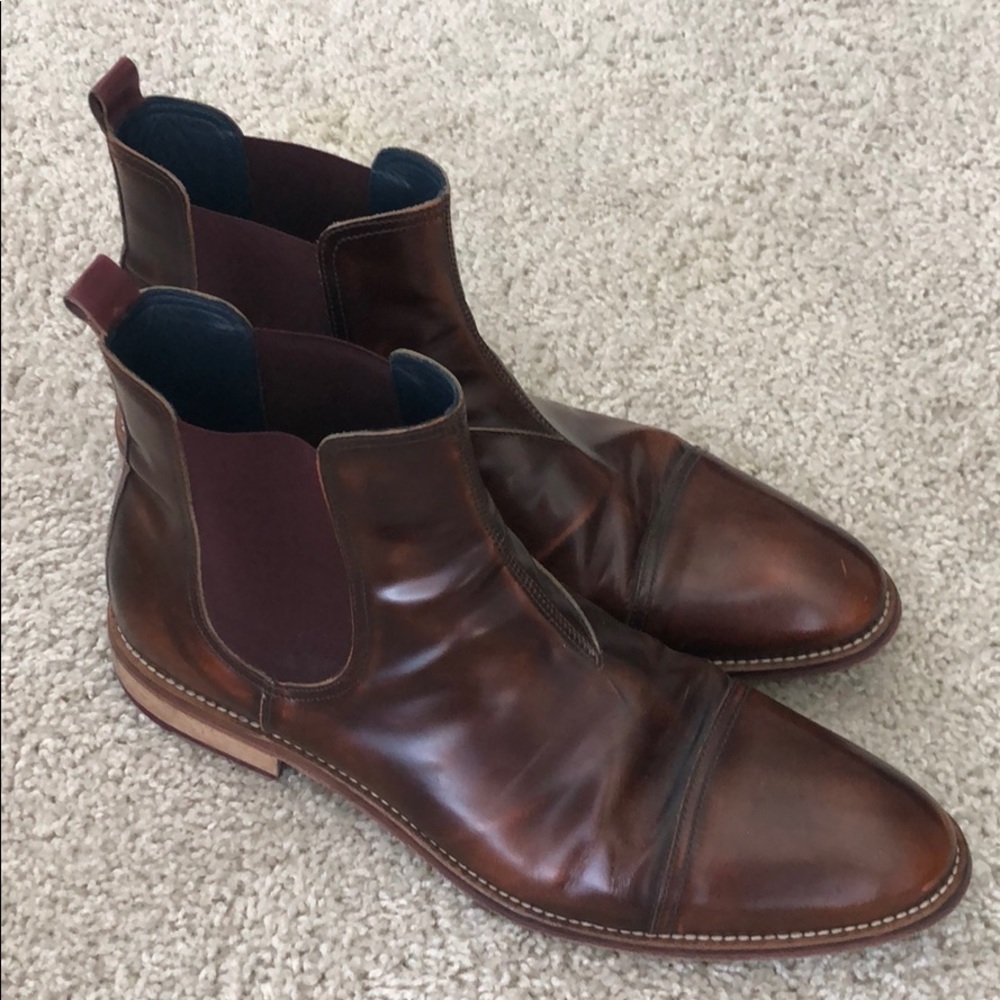 Johnston & Murphy size 13 Italian leather boots